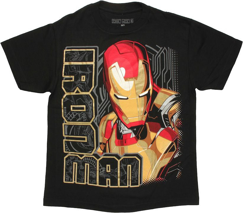 Iron Man 3 Stare Youth T Shirt