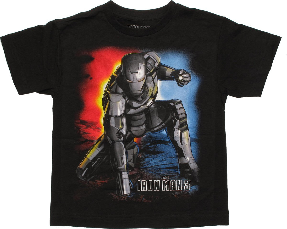Iron Man 3 Superhero Landing Youth T-Shirt