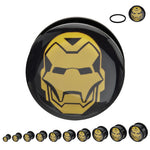Iron Man Acrylic Plugs