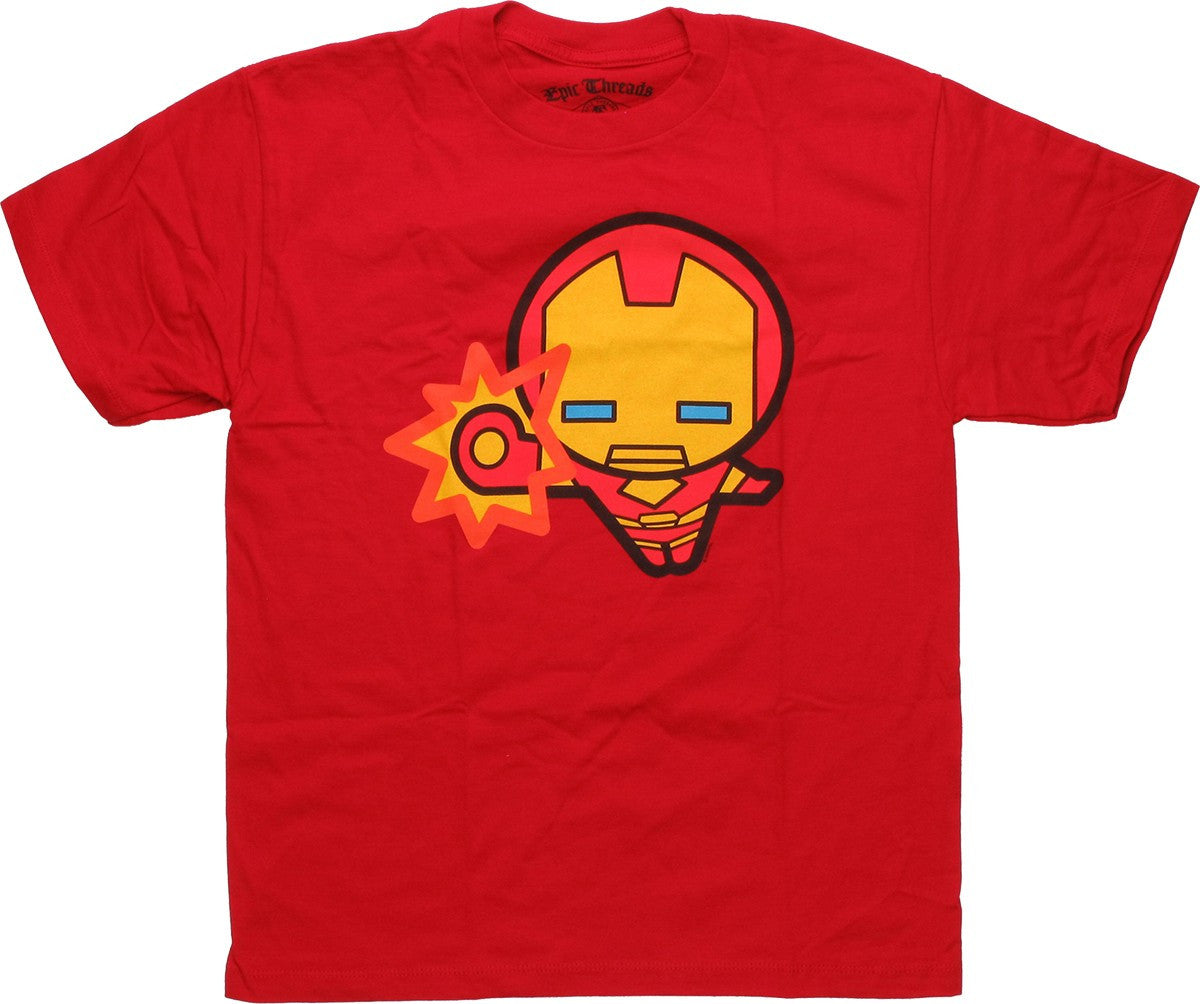 Iron Man Cutie Red Blast Youth T-Shirt