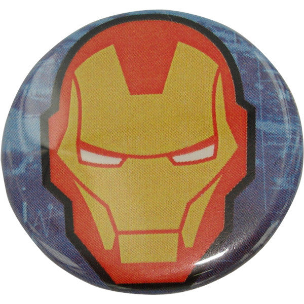 Iron Man Mask Button