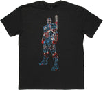 Iron Man Patriot Wire Frame T Shirt Sheer