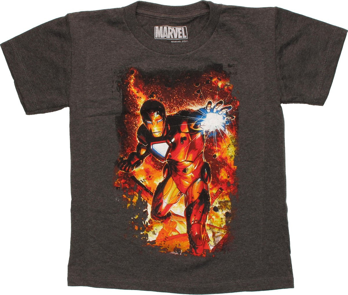 Iron Man Repulsor Fire Juvenile T-Shirt