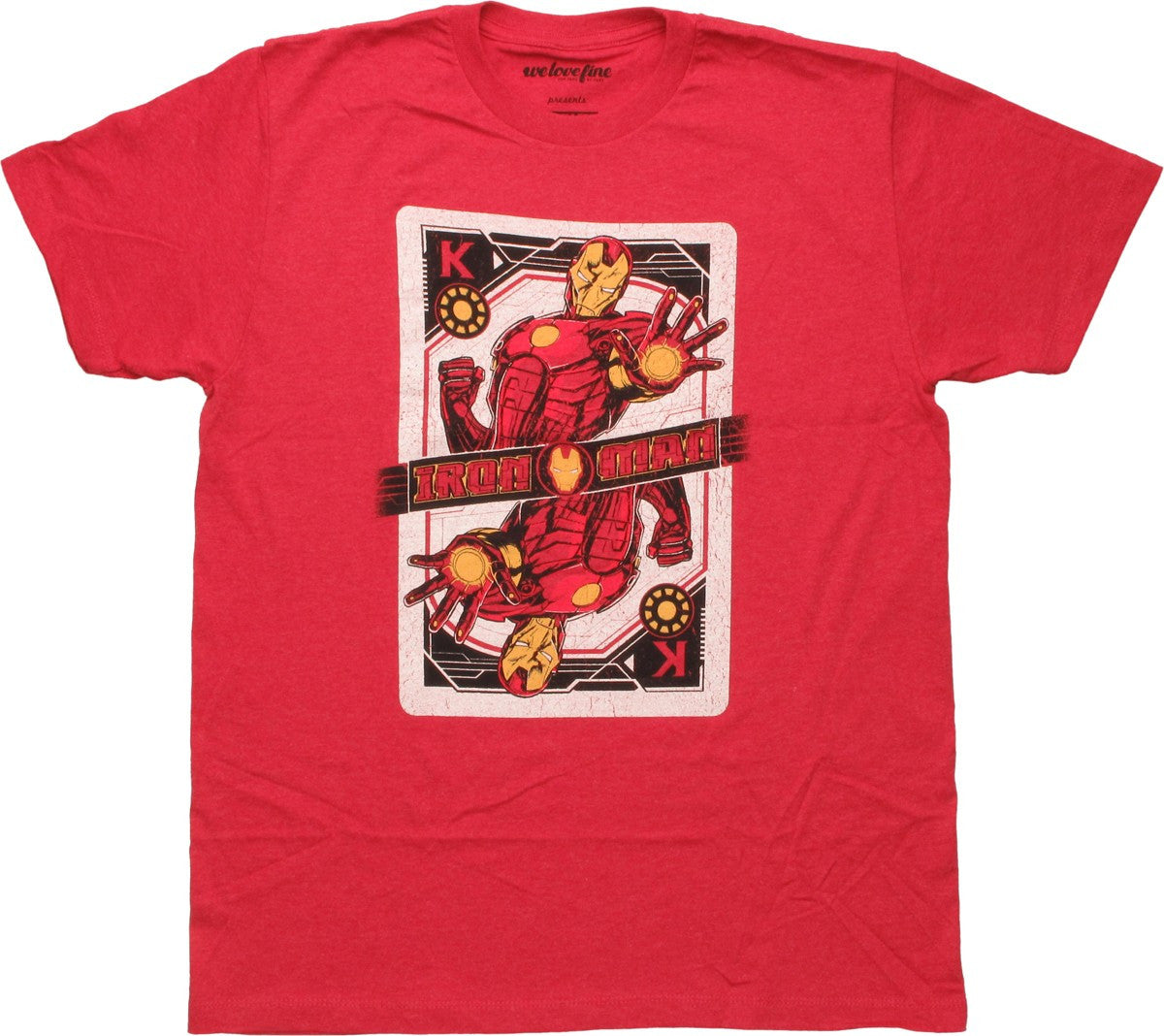 Iron Man Repulsor King Card Mighty Fine T-Shirt