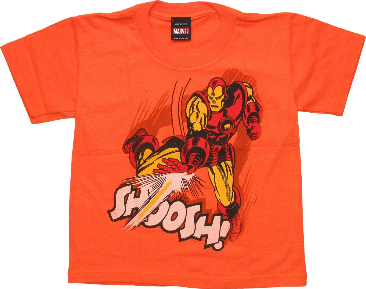 Iron Man Shoosh Blast Juvenile T Shirt