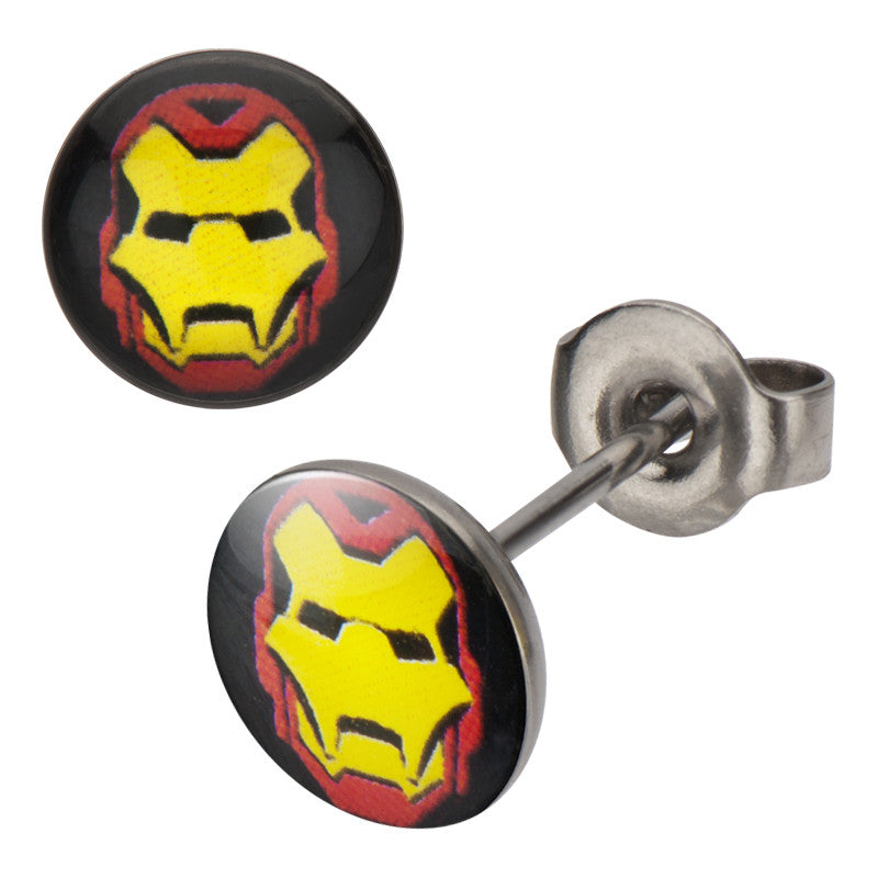 Iron Man Stud Earrings
