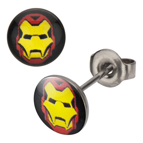 Iron Man Stud Earrings