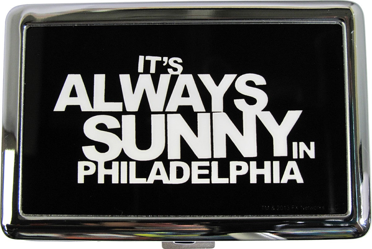 Its Always Sunny in Philadelphia White Name Large Card Case