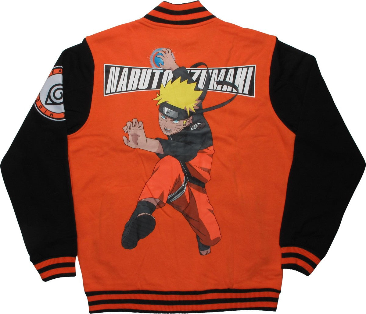 Naruto Button Letterman Jacket