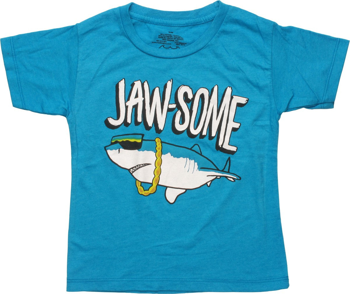 Jaw-some Heather Blue Toddler T-Shirt