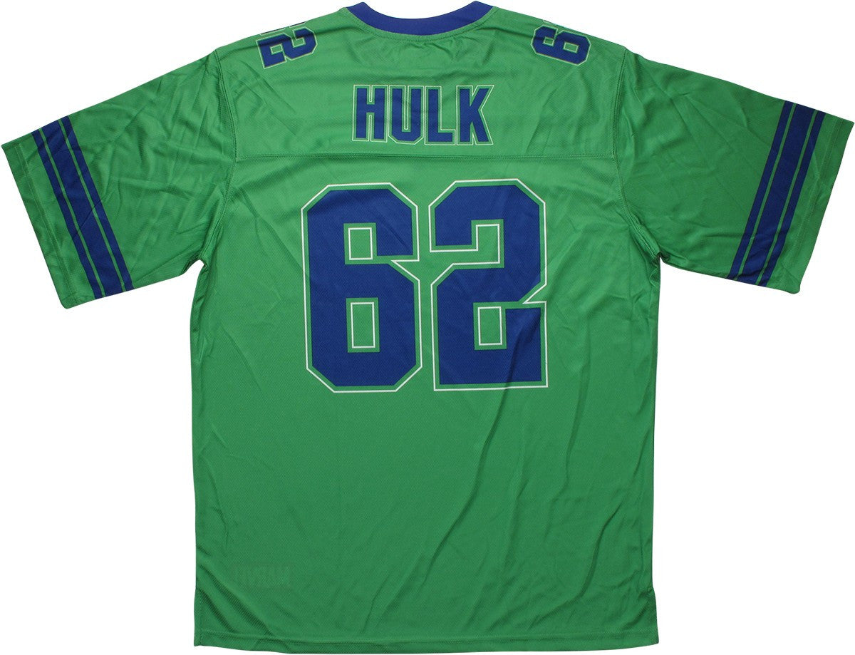 Incredible Hulk 62 Biohazard Logo Football Jersey