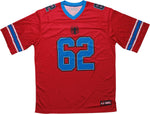 Spiderman 62 Spidey Red Football Jersey