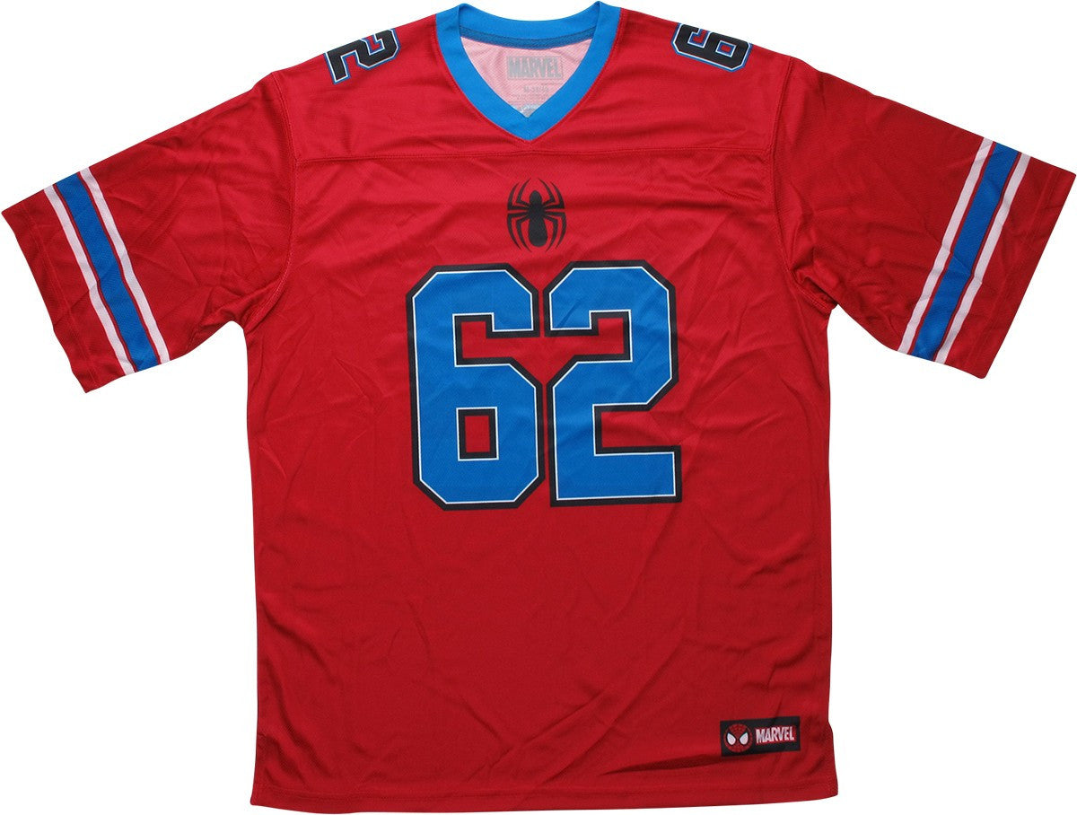 Spiderman 62 Spidey Red Football Jersey