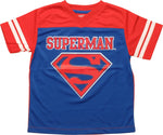 Superman Logo Football Juvenile Jersey