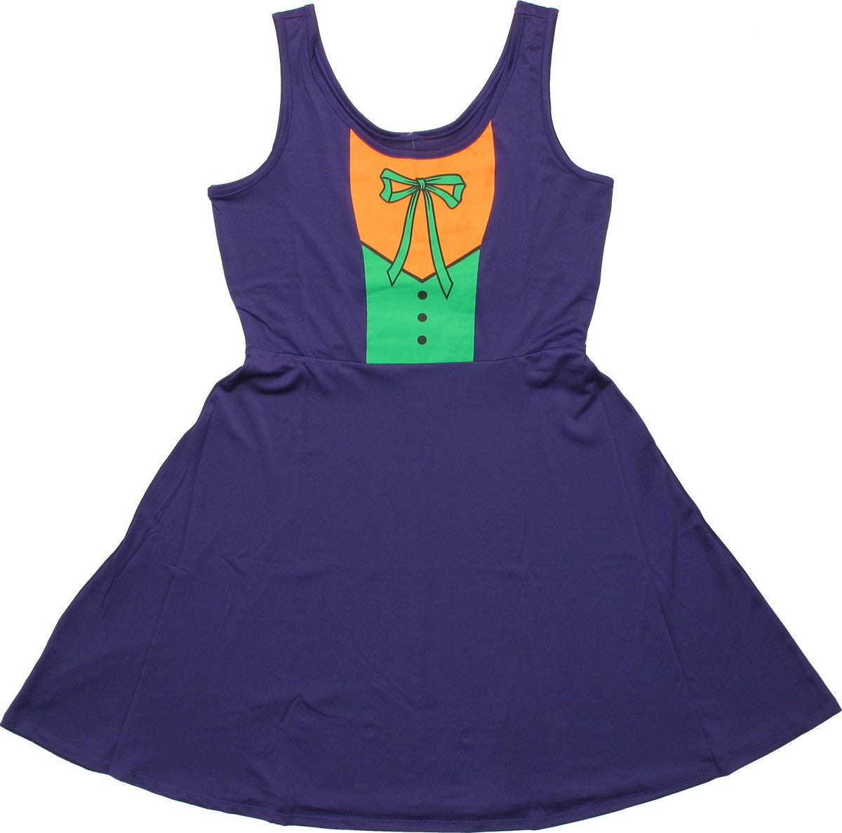 Joker Costume A Line Scoop Neck Dress