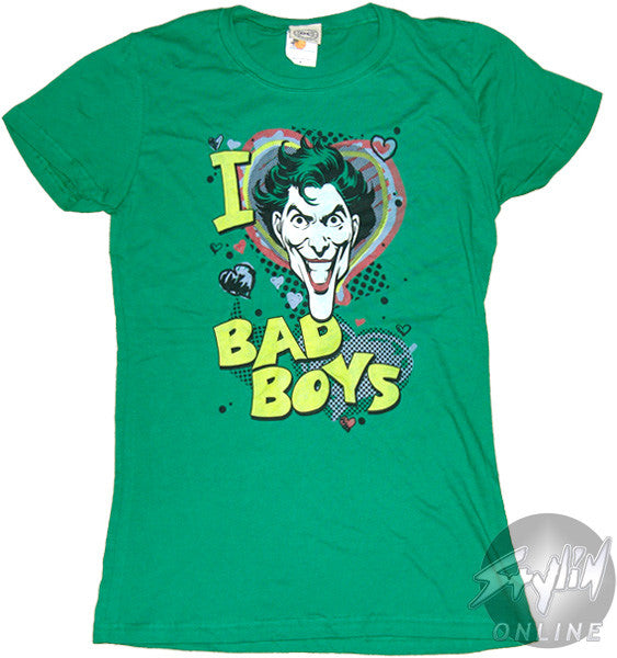 Joker Love Bad Boys Juniors T-Shirt