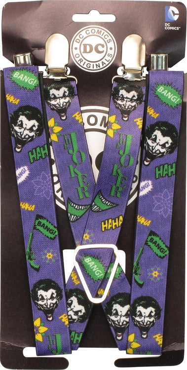 Joker Head Icon Jumble Suspenders