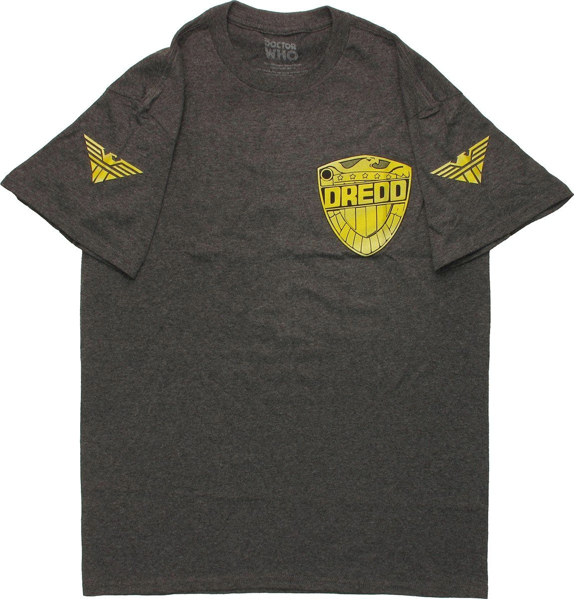 Judge Dredd Badge Charcoal Heather T Shirt