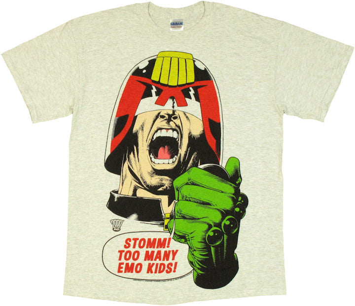 Judge Dredd Emo Kids T Shirt