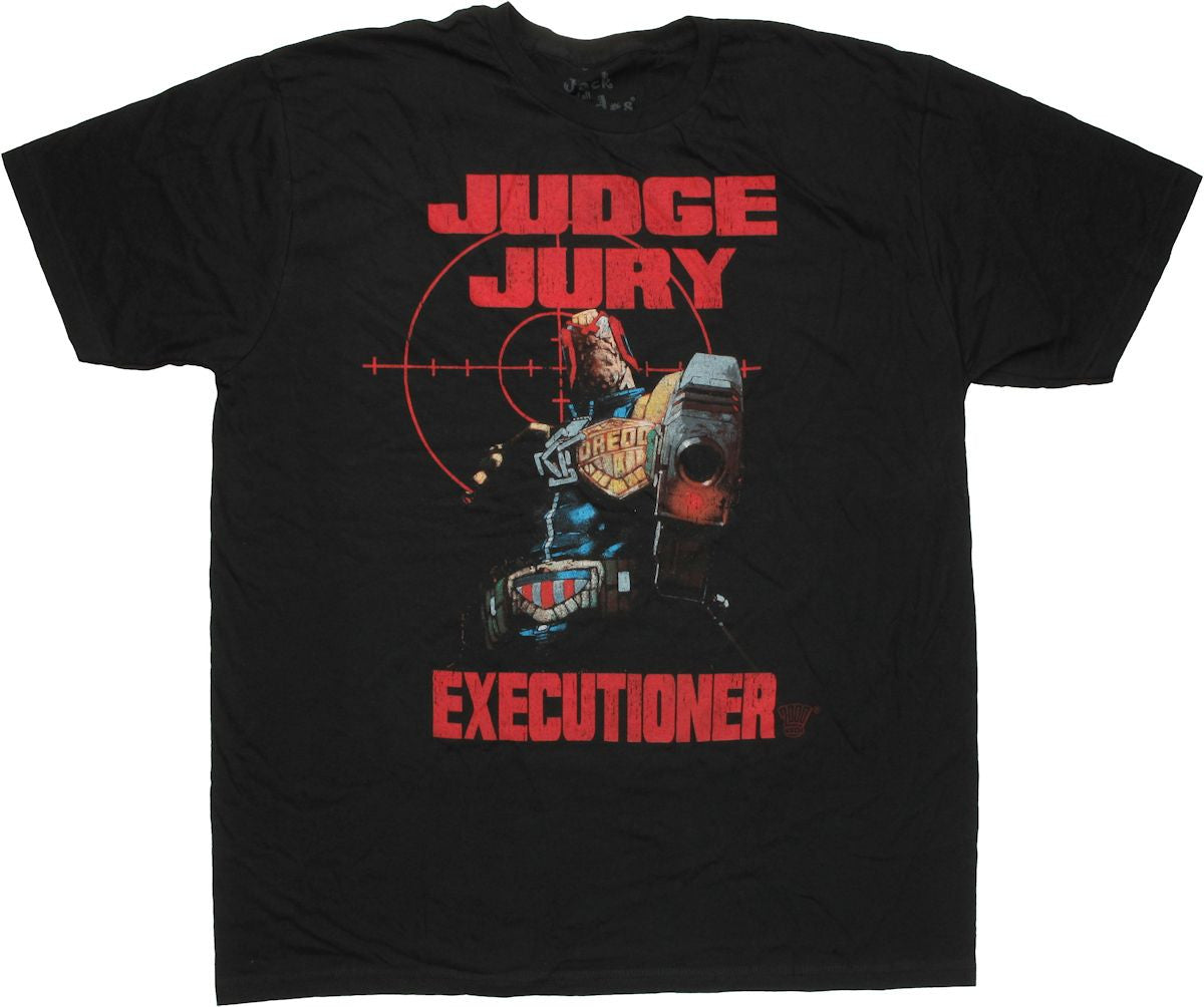 Judge Dredd Executioner T Shirt Sheer
