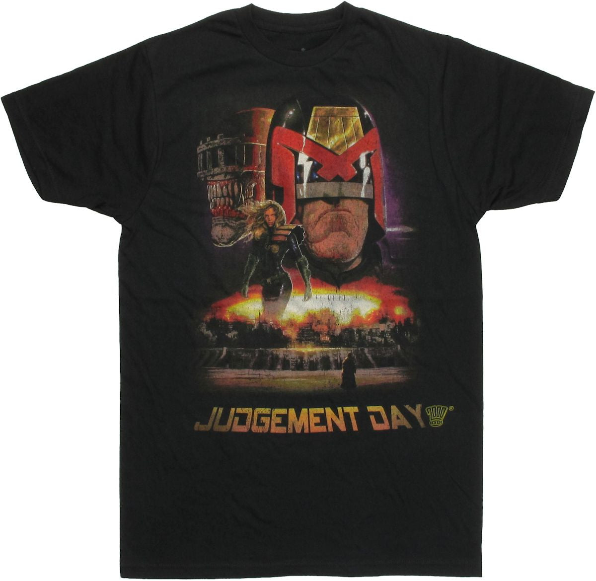 Judge Dredd Judgement Day T Shirt Sheer