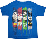 Justice League Drip Youth T Shirt
