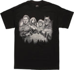 Justice League Heroes Mount Rushmore T-Shirt