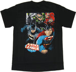 Justice League Heroes Youth T Shirt