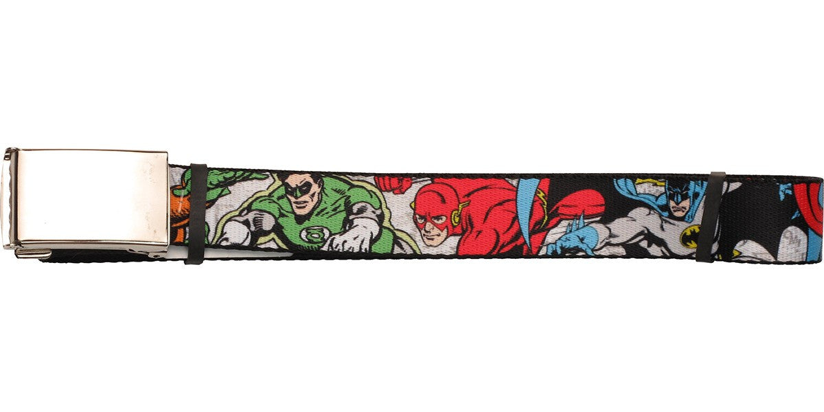 Justice League Heroic Poses Mesh Belt