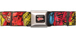 Justice League Logo Poses Seatbelt Belt