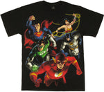 Justice League Painted T Shirt