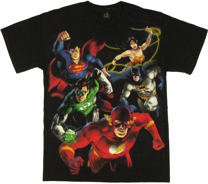 Justice League Painted T Shirt
