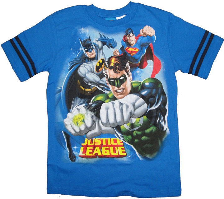 Justice League Punch Youth T Shirt