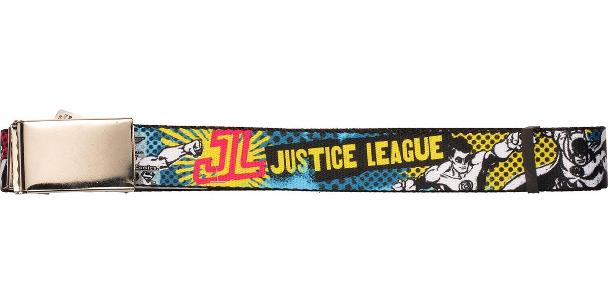 Justice League Spray Group Part Color Mesh Belt