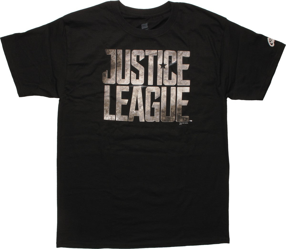 Justice League Weathered Movie Logo T-Shirt