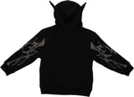 Batman Logo Masked Costume Zipper Juvenile Hoodie