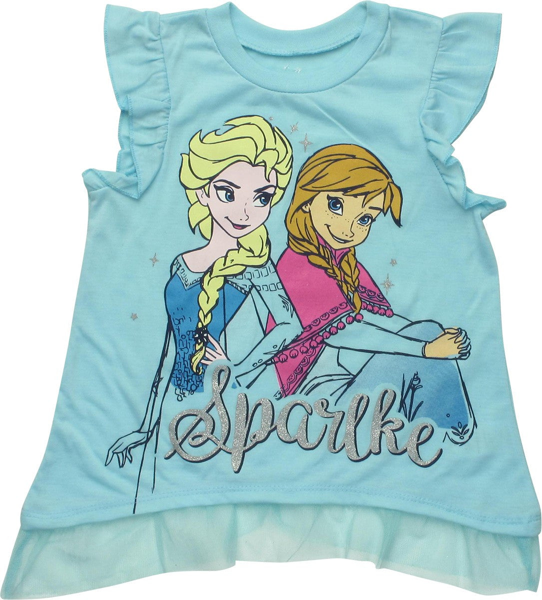 Frozen Sparkle Girls Leggings Juvenile T-Shirt Set