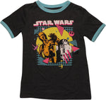 Star Wars Droids Circle Ringer Juvenile T-Shirt