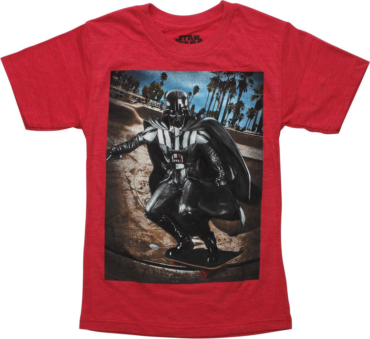 Star Wars Vader Skateboarding Juvenile T-Shirt