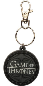 Game of Thrones Title Name Rubber Keychain