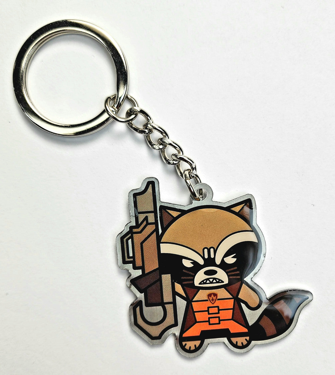 Guardians Galaxy Angry Rocket Keychain