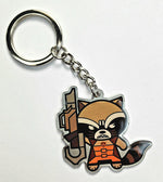Guardians Galaxy Angry Rocket Keychain