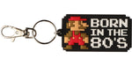 Super Mario Bros Born in the 80s Rubber Keychain