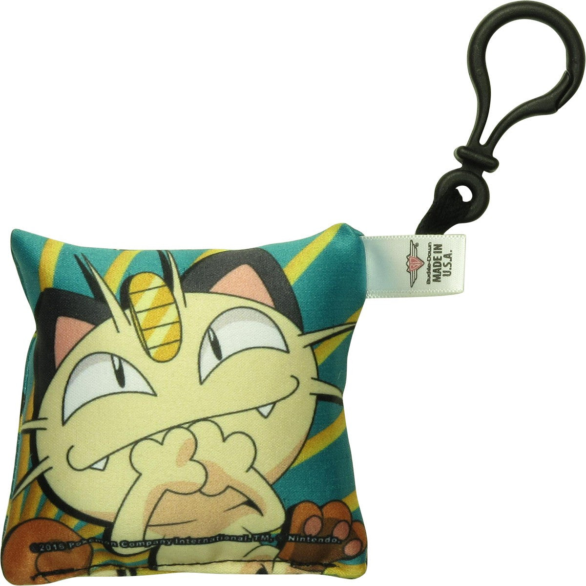 Pokemon Meowth Pillow Keychain