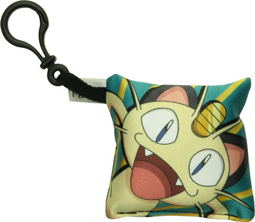 Pokemon Meowth Pillow Keychain
