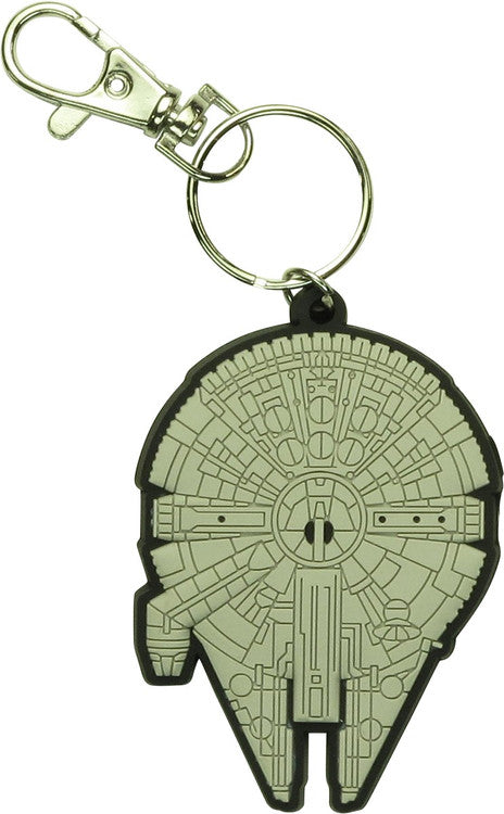 Star Wars 3D Millennium Falcon Rubber Keychain
