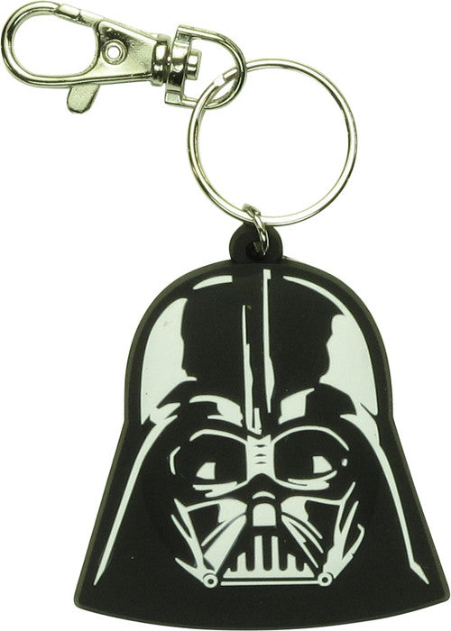 Star Wars 3D Darth Vader Helmet Rubber Keychain