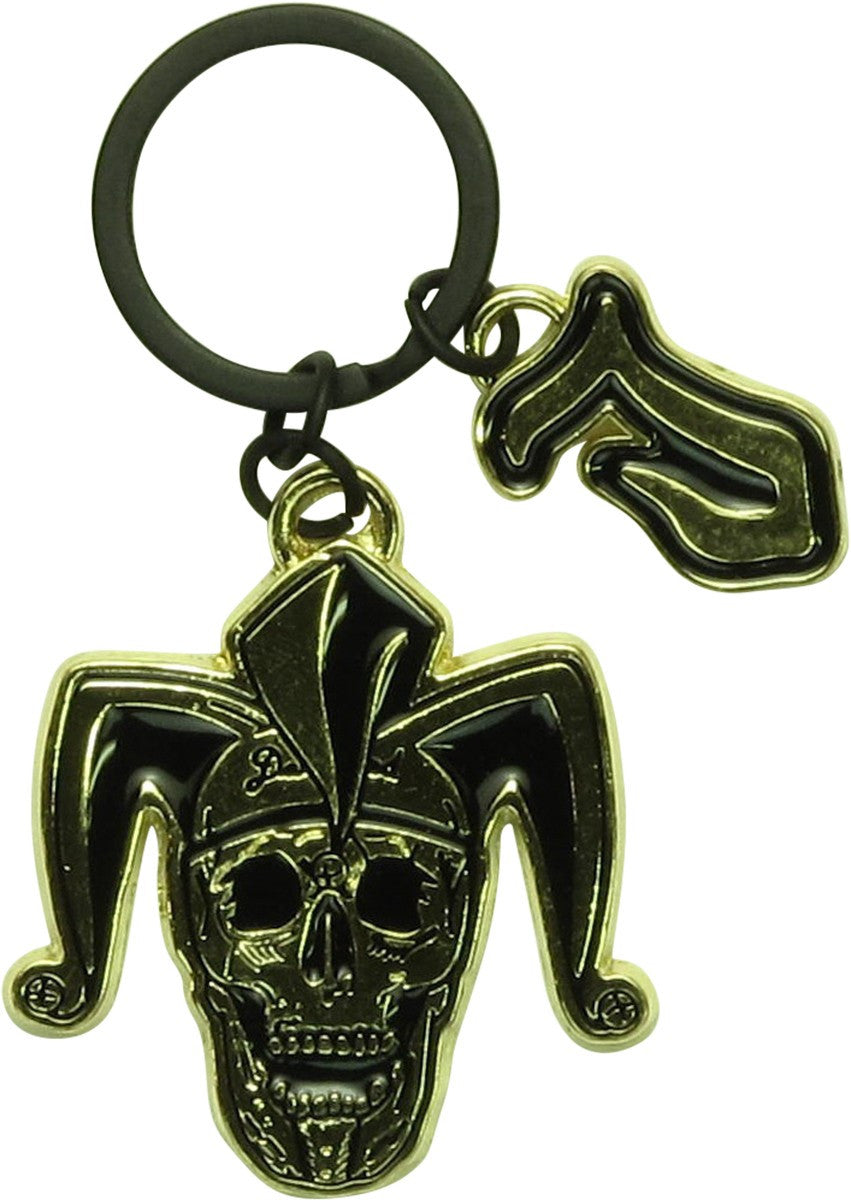 Suicide Squad Joker Jester Skull Keychain