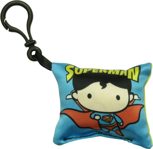 Superman Chibi Logo Pillow Keychain