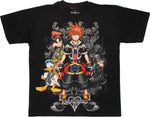 Kingdom Hearts Filigree Black T Shirt